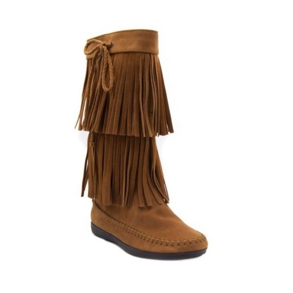 Sugar Shoes - Women’s Sugar Chessie Double Fringe Tall Boots